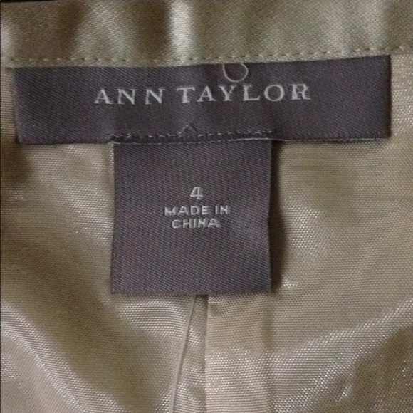 ANN TAYLOR Lace-Overlayed Pleated Skirt, Size 4 - Picture 4 of 6